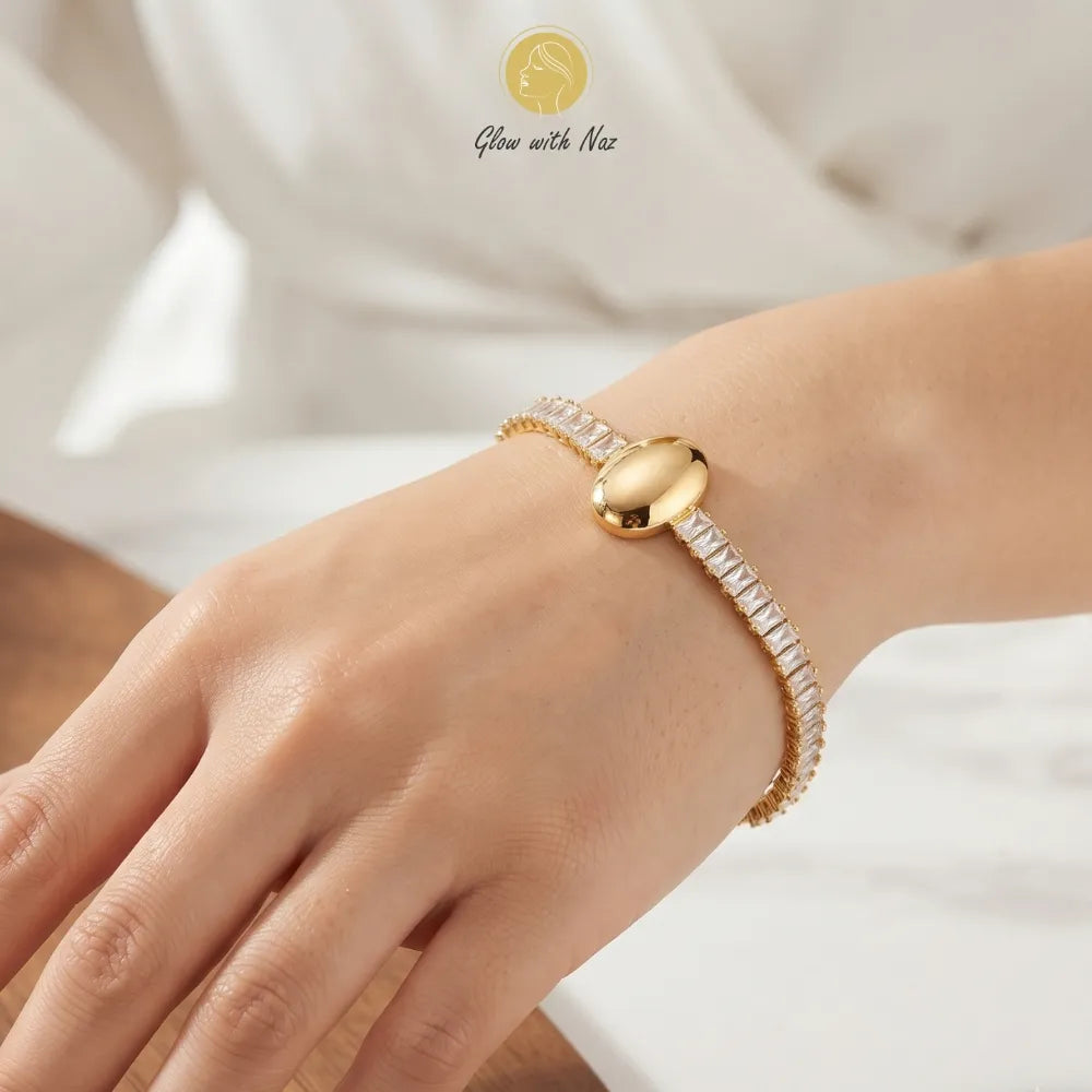 Stunning Crystal Oval Gold Bracelet hand cuff bracelet, girls bracelet, bracelet for girls, simple bracelet, chain bracelet, bracelet chain, bracelet watch, hand bracelet, black jewellery, bracelet, ring bracelet, aesthetic bracelet, bracelet for women, bracelet set, cartier bracelet, cute bracelet, jewellery bracelet, bracelets, golden bracelet, clover bracelet, infinity bracelet, bangels, handcuffs bracelet, bracelet design, bracelet designs, bracelet design gold, bracelet gold design, gold bracelet desig