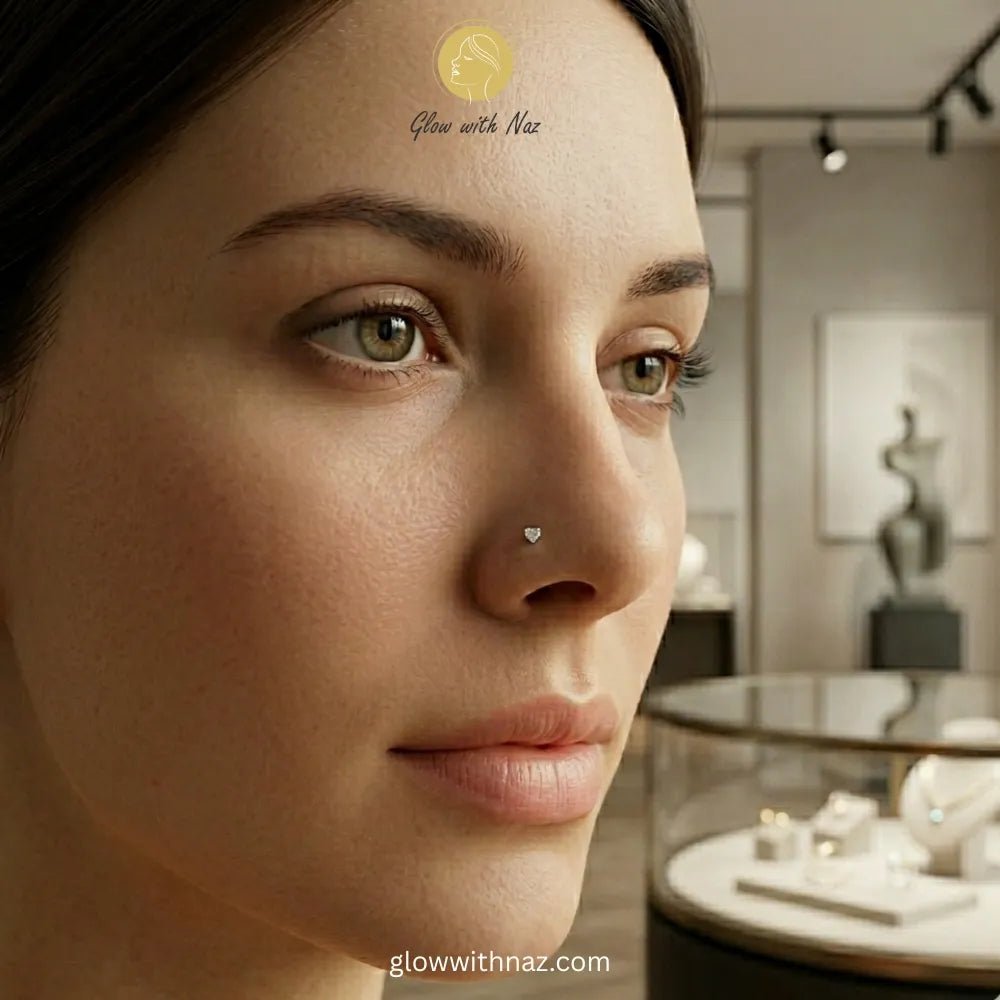 Zircon Stainless Steel Gold Star Zircon Nose Pin - Zircon Stainless Steel Gold Star Zircon Nose PinJewelryGlow With NazGlow With NazNR003NR003Zircon Stainless Steel Gold Star Zircon Nose Pin