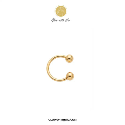 Stainless Steel Horseshoe C Nose Ring & Helix Ear Piercing Jewelry