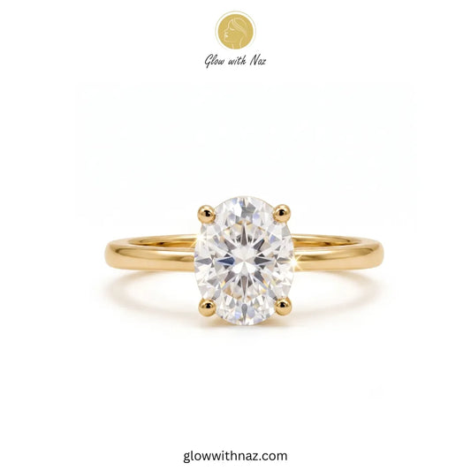 Side view of elegant golden diamond ring, high-quality jewelry design. ring, girls rings, rings for girls, rings simple, simple rings, stainless steel jewelry, jewellery set, aesthetic jewelry, simple jewellery, chain, jewelry, artificial jewellery