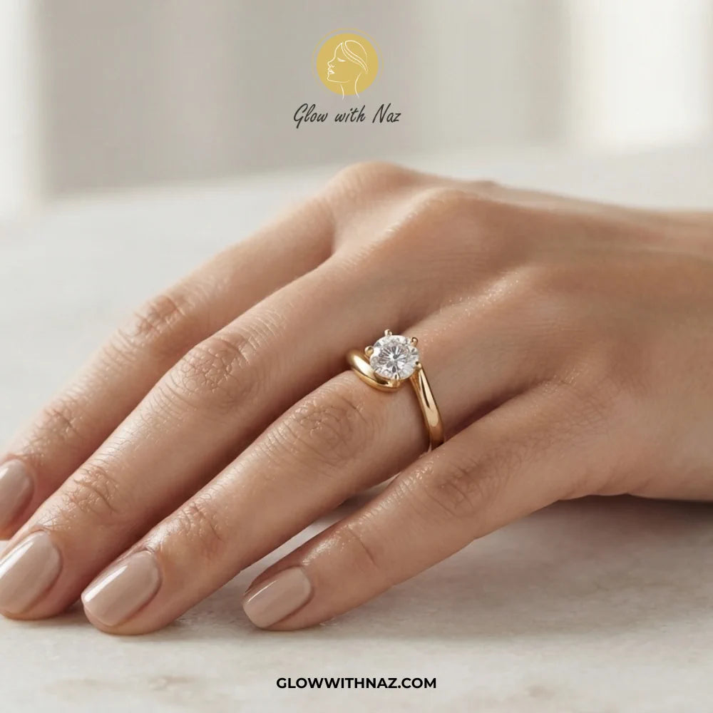 6-Grip Solitaire Big Diamond Ring