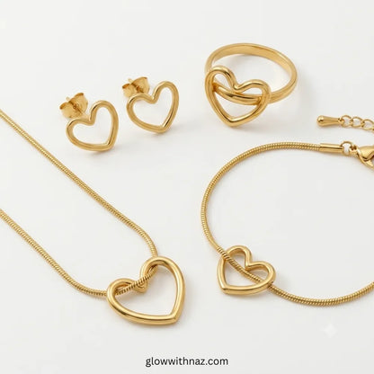 Romantic Heart Jewelry Set necklace, pendant necklace, necklace set, locket set, simple necklace, pendant set, pendant, chain necklace, diamond pendant, diamond necklace, locket necklace, neck chain, girls locket, heart locket, pendant for girls, necklace for girls, heart necklace, locket for girls, diamond locket, pendant necklace for girls, heart chain locket, stainless steel necklace, double chain necklace, ruby necklace, neck chain for girls, locket design, pendant design, necklace design, gold locket d