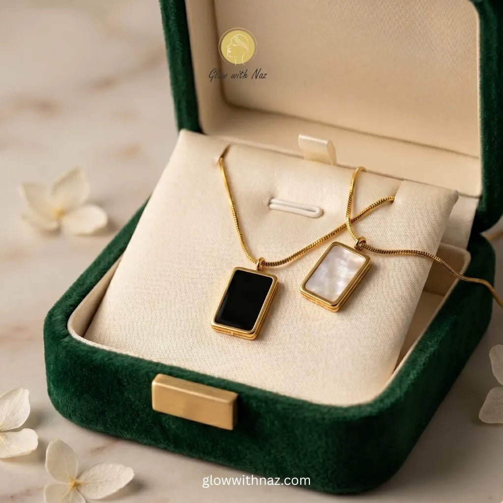 Double - Sided Black & White Rectangle Pendant Necklace - Double - Sided Black & White Rectangle Pendant NecklaceJewelryGlow With NazGlow With NazN-N022N-N022Double - Sided Black & White Rectangle Pendant Necklace necklace, pendant necklace, necklace set, locket set, simple necklace, pendant set, pendant, chain necklace, diamond pendant, diamond necklace, locket necklace, neck chain, girls locket, heart locket, pendant for girls, necklace for girls, heart necklace, locket for girls, diamond locket, pendant 