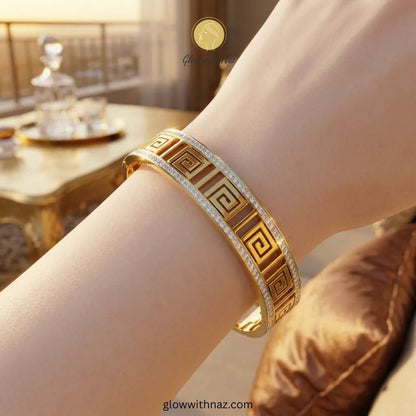Gold Greek Key Bangle & Heart Earrings Deal - Gold Greek Key Bangle & Heart Earrings DealJewelryGlow With NazGlow With Naz100014100014Gold Greek Key Bangle & Heart Earrings Deal
