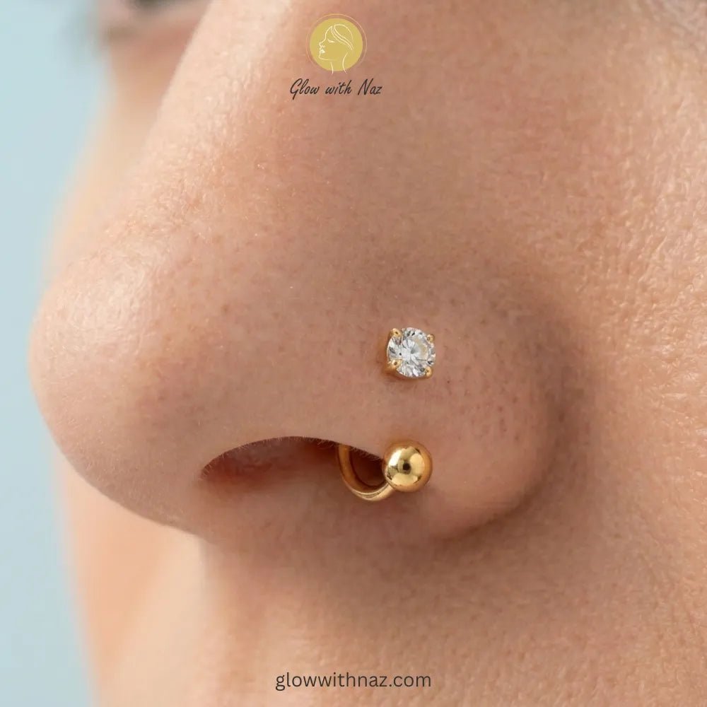 Gold Zircon C-Shape Stainless Steel Nose Ring - Gold Zircon C-Shape Stainless Steel Nose RingJewelryGlow With NazGlow With NazNR001NR001Gold Zircon Stainless Steel Nose Ring