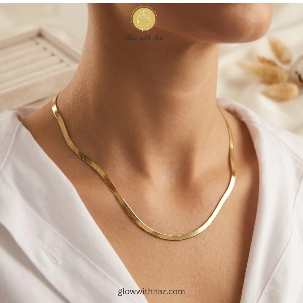 Herringbone Chain - Stainless Steel Simple Chain Necklace - Herringbone Chain - Stainless Steel Simple Chain NecklaceJewelryGlow With NazGlow With NazN0039N0039Herringbone Chain - Stainless Steel Simple Chain Necklace necklace, pendant necklace, necklace set, locket set, simple necklace, pendant set, pendant, chain necklace, diamond pendant, diamond necklace, locket necklace, neck chain, girls locket, heart locket, pendant for girls, necklace for girls, heart necklace, locket for girls, diamond 