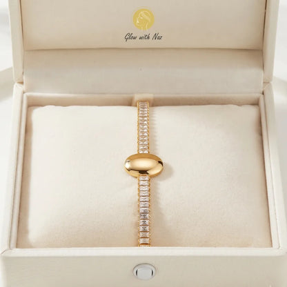 Detail shot of the stunning minimalist jewelry featuring sparkling crystals and a smooth gold centerpiece hand cuff bracelet, girls bracelet, bracelet for girls, simple bracelet, chain bracelet, bracelet chain, bracelet watch, hand bracelet, black jewellery, bracelet, ring bracelet, aesthetic bracelet, bracelet for women, bracelet set, cartier bracelet, cute bracelet, jewellery bracelet, bracelets, golden bracelet, clover bracelet, infinity bracelet, bangels, handcuffs bracelet, bracelet design, bracelet de