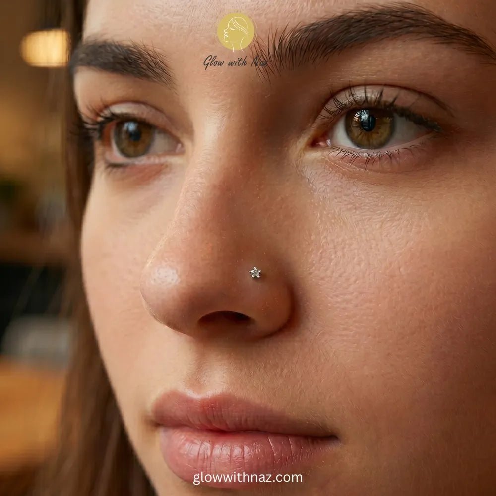 Zircon Stainless Steel Gold Star Zircon Nose Pin - Zircon Stainless Steel Gold Star Zircon Nose PinJewelryGlow With NazGlow With NazNR003NR003Zircon Stainless Steel Gold Star Zircon Nose Pin